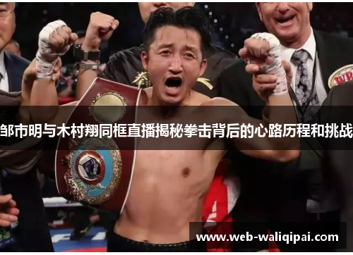 邹市明与木村翔同框直播揭秘拳击背后的心路历程和挑战